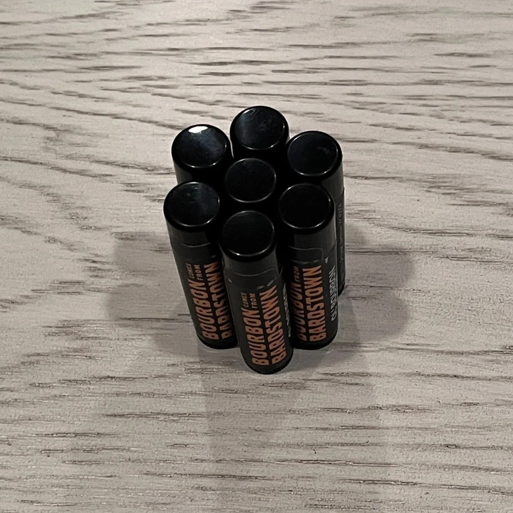 Seven (7) - Ol’ Bourbon Barrel Lip Balm - Bourbon & Brown Sugar Flavor (Sealed)